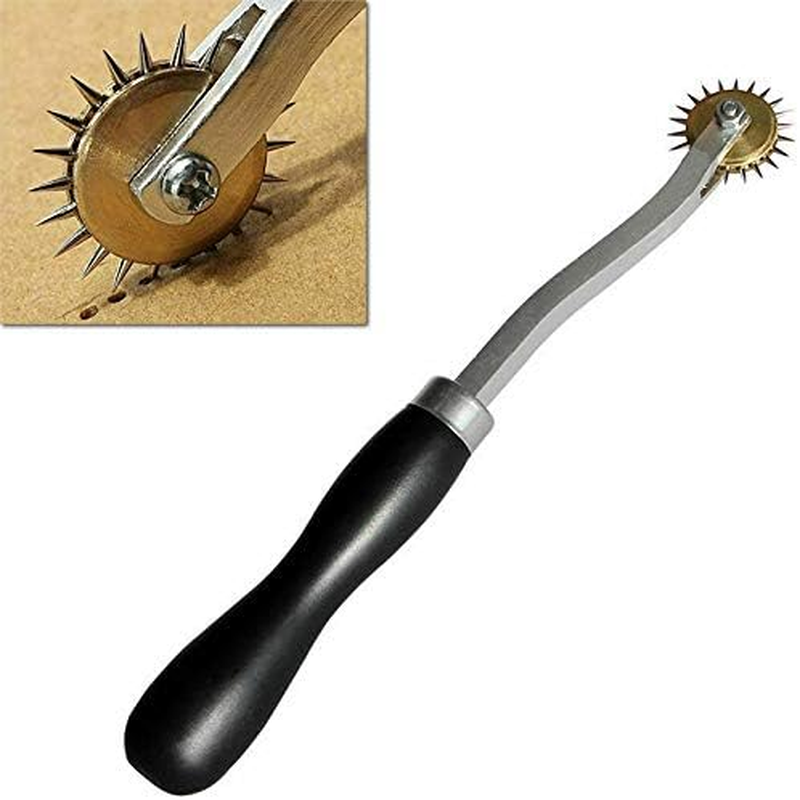 Overstitch Wheel POWERTOOL Stitch Spacing Tool Sewing Pattern Tracing Pricking Wheel Sewing Roulette Spacer Wheel Tools for Leather,Paper and Cloth Craft image number 4