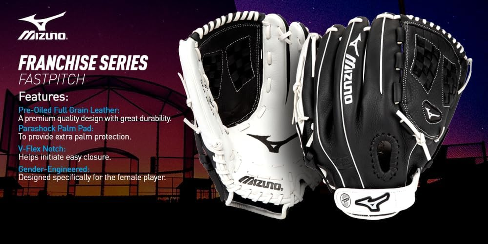 Mizuno Franchise Fastpitch Softball Glove Series image number 2