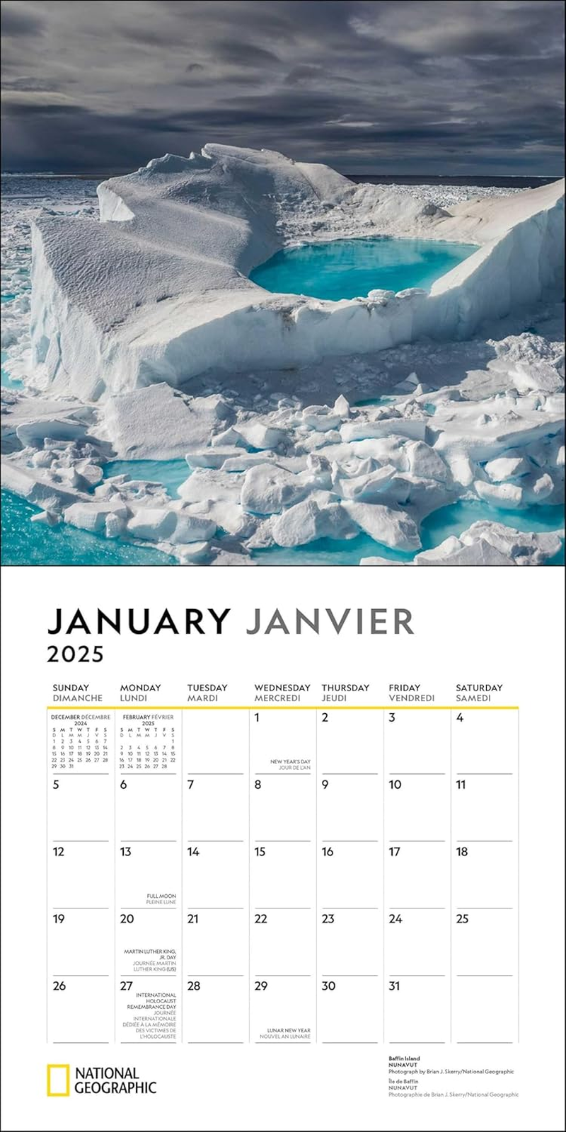 National Geographic: Canada 2025 Wall Calendar image number 3