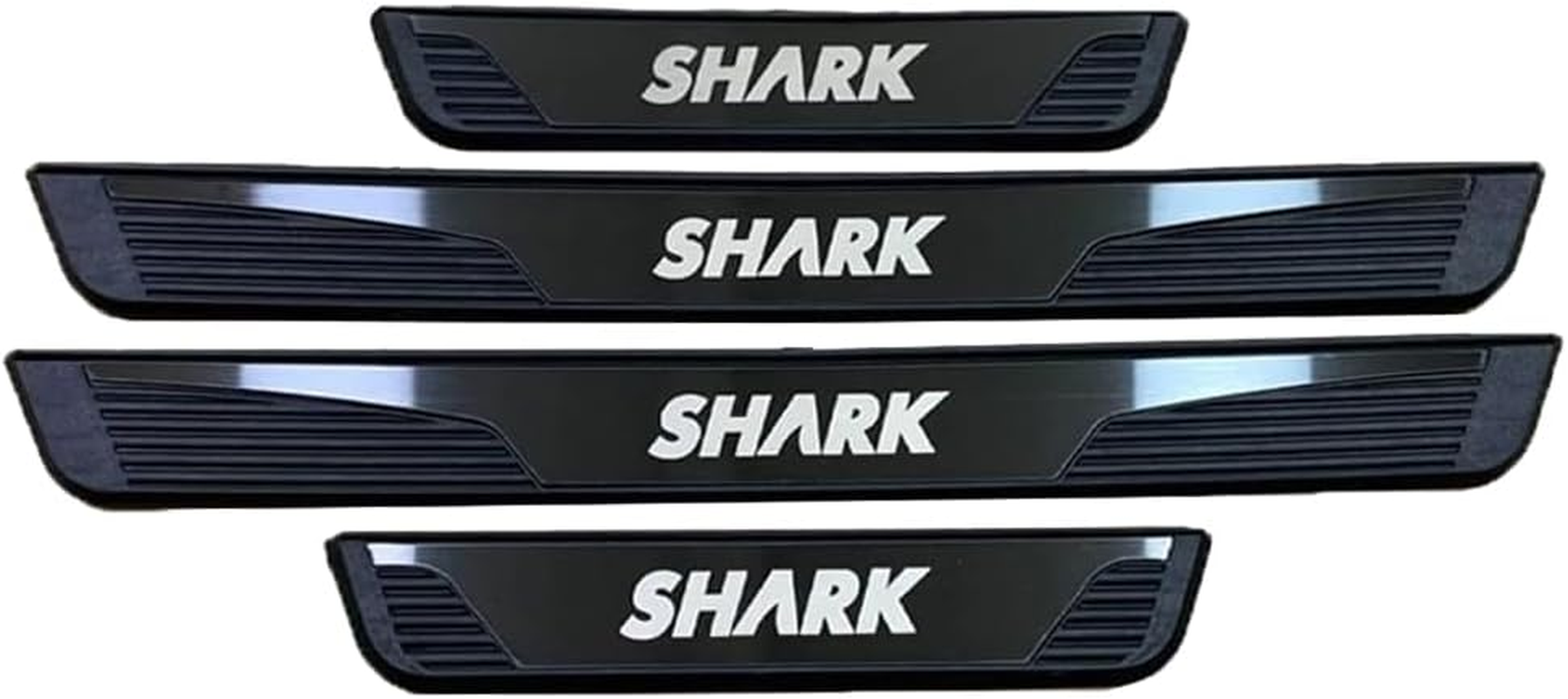 2024 BYD Shark 6 Pickup Truck Door Sill Protection Strip, 4-Piece Black Anti-Scratch Pedal Cover, Door Anti-Scratch Guard Accessories image number 2