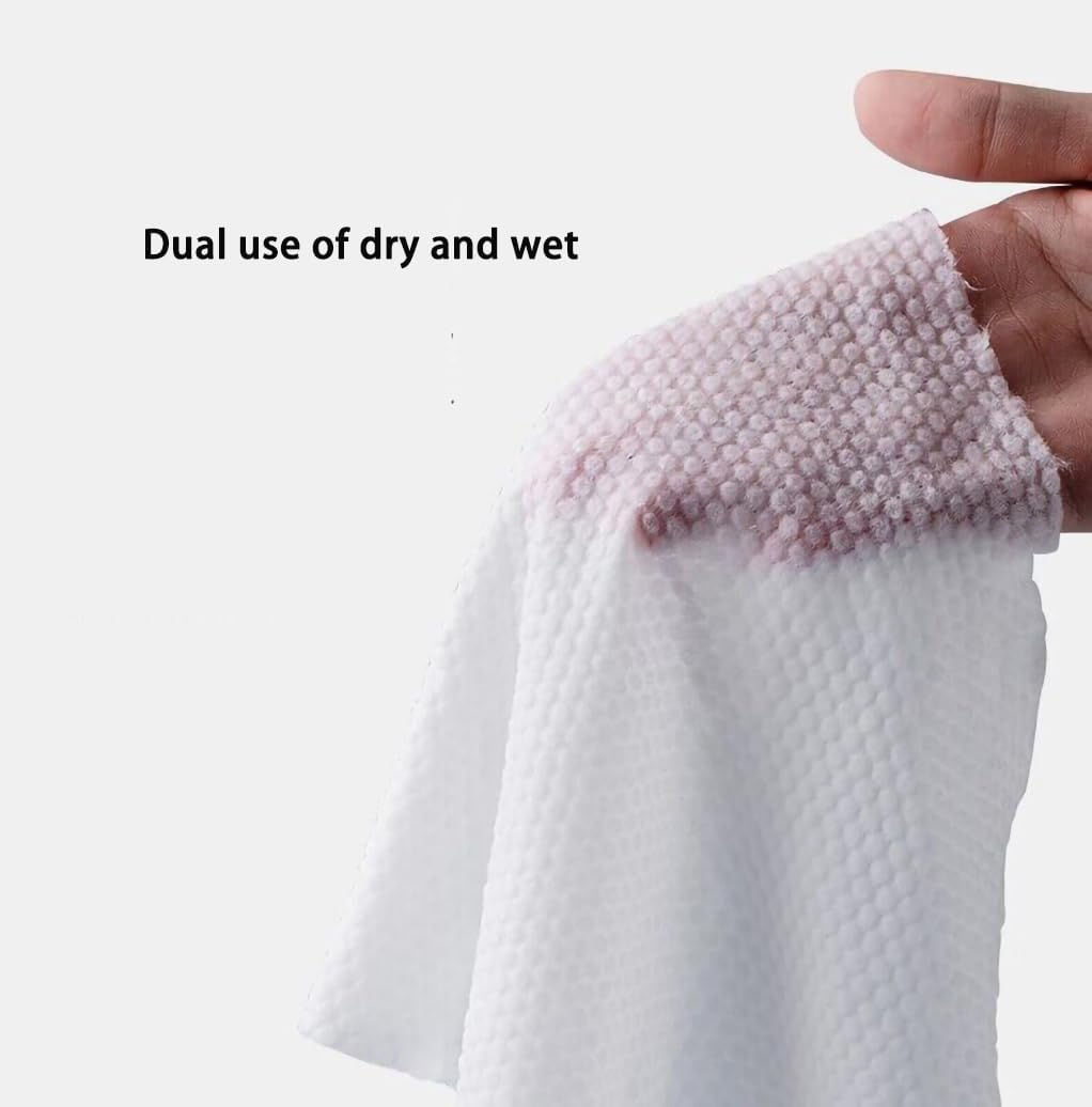 Household Disposable Makeup Cotton Swabs, 100 Double Headed Cleaning Cotton Swabs, 2 Circular Boxes, 1 Pack of Makeup and Facial Towels, Suitable for Wound Treatment and Ear Removal, Soft Daily Necessities for Beauty and Makeup image number 4