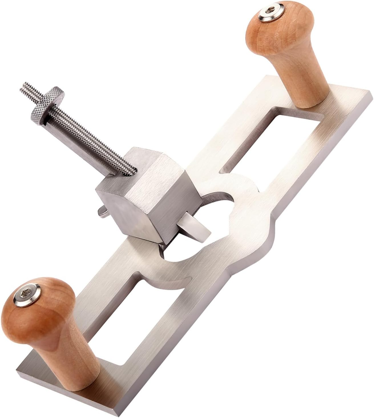 Router Plane, Portable Adjustable Blade Hand Planer, Handheld Woodworking Tool with Comfortable Wooden Handle, for Woodworking DIY Carpentry Industry image number 4