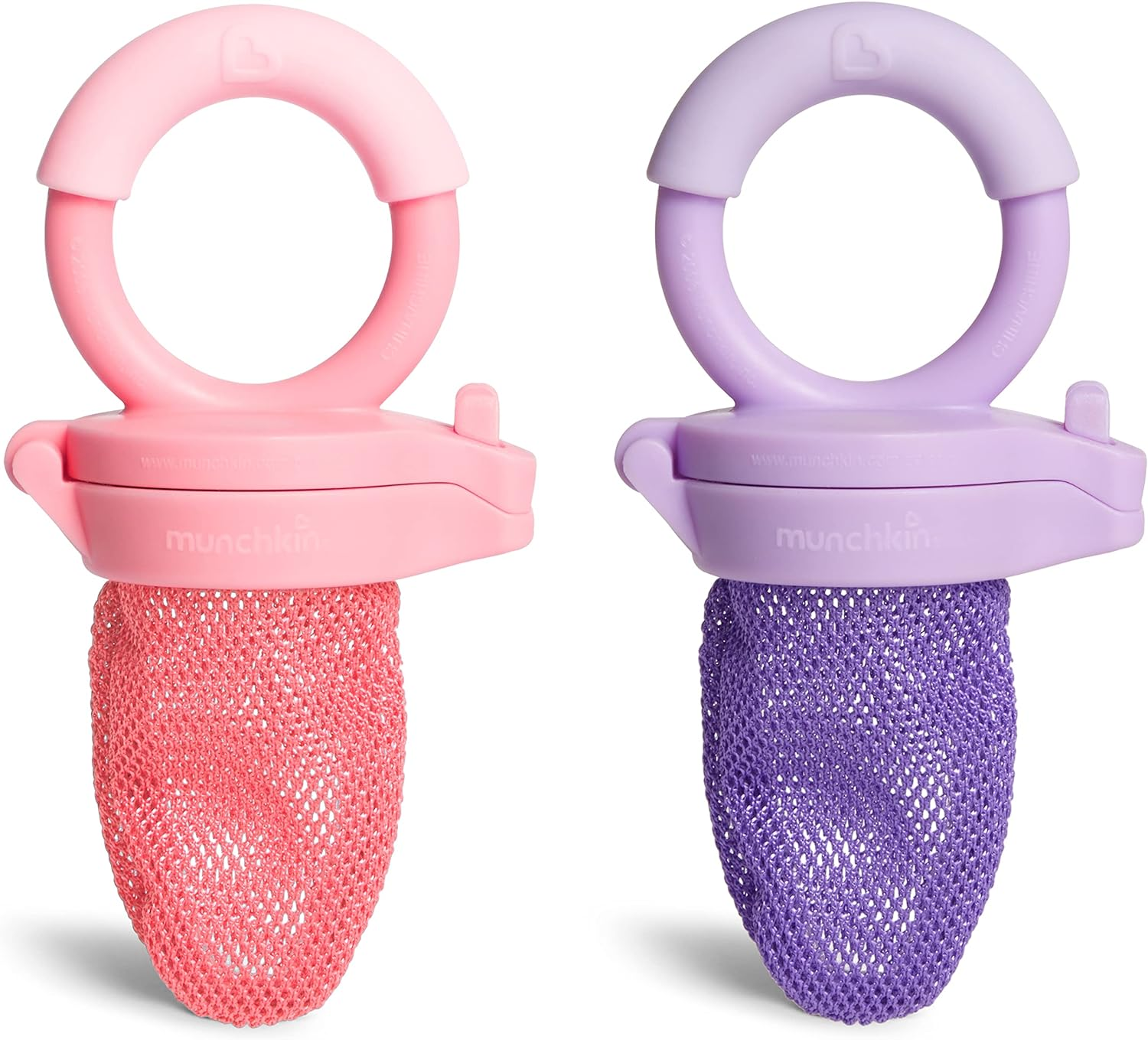 Munchkin 2-Piece Fresh Food Feeder, Purple/Green