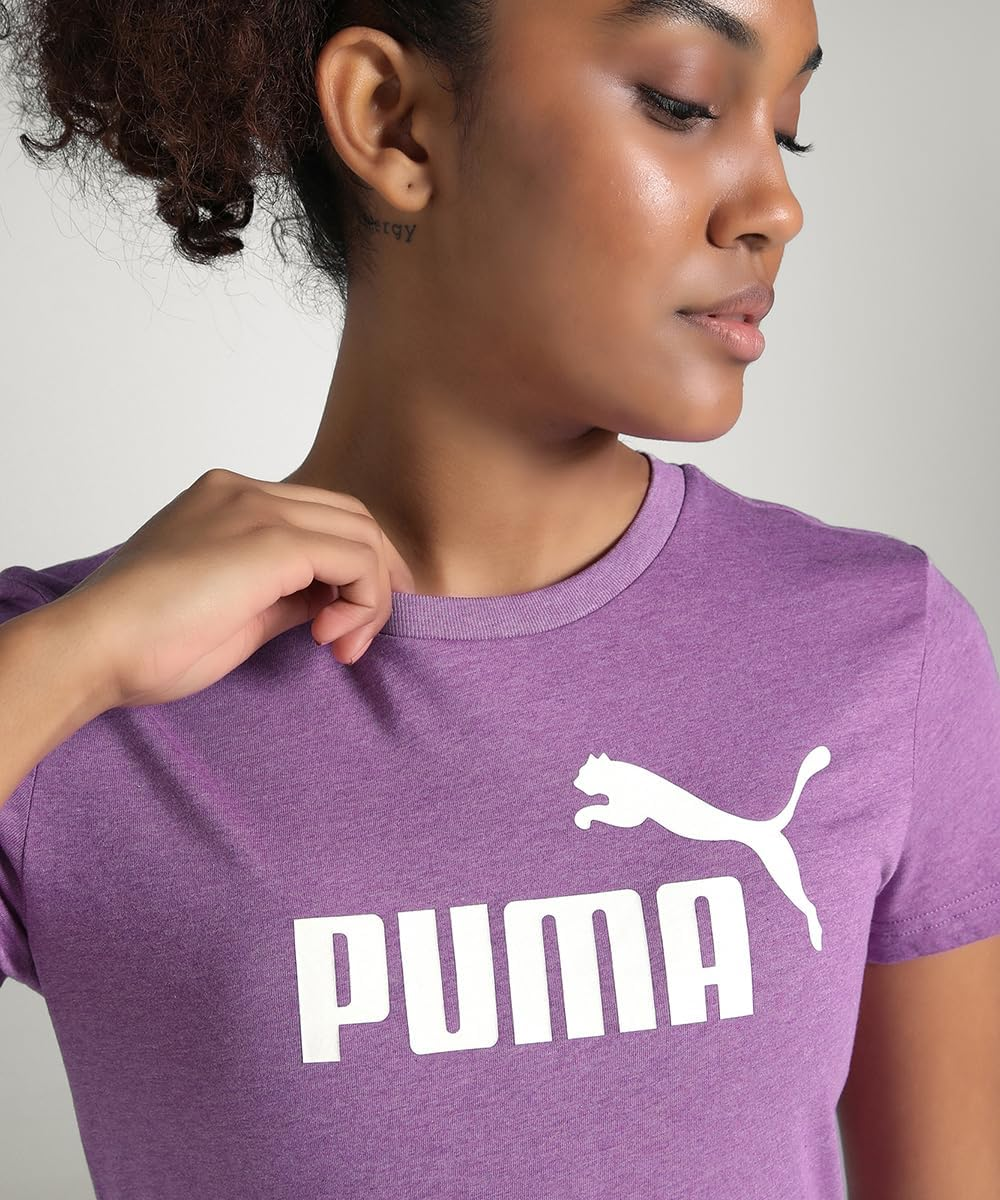 Puma Women'S Essential No. 1 Logo Heather Tee image number 5