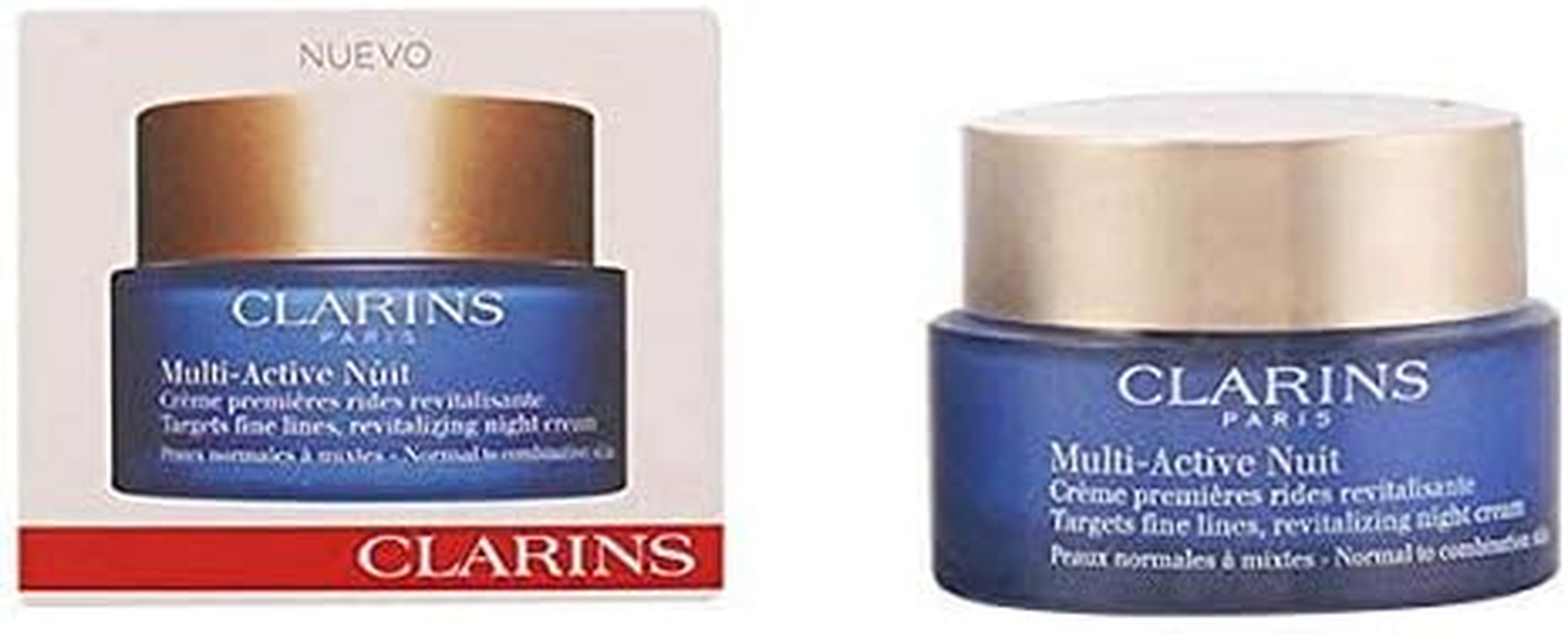 Clarins Multi Active Nuit Normal to Combination Skin Revitalizing Night Cream, 50 Millilitre image number 4