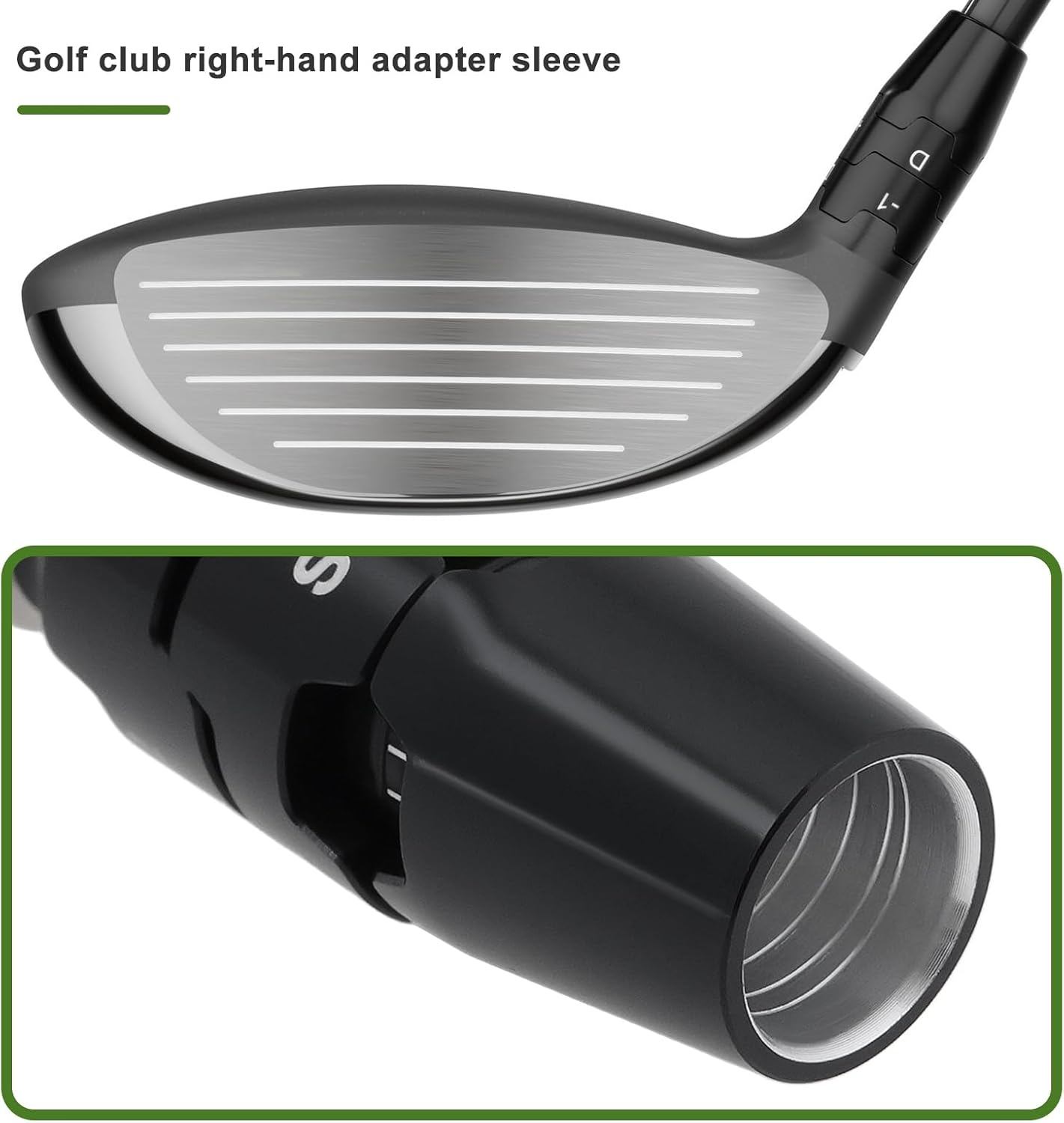 Emagtech 0.370Inch Right-Hand Golf Club Shaft Adapter Sleeve Compatible with Callaway Compatible with Super Hybrid image number 6