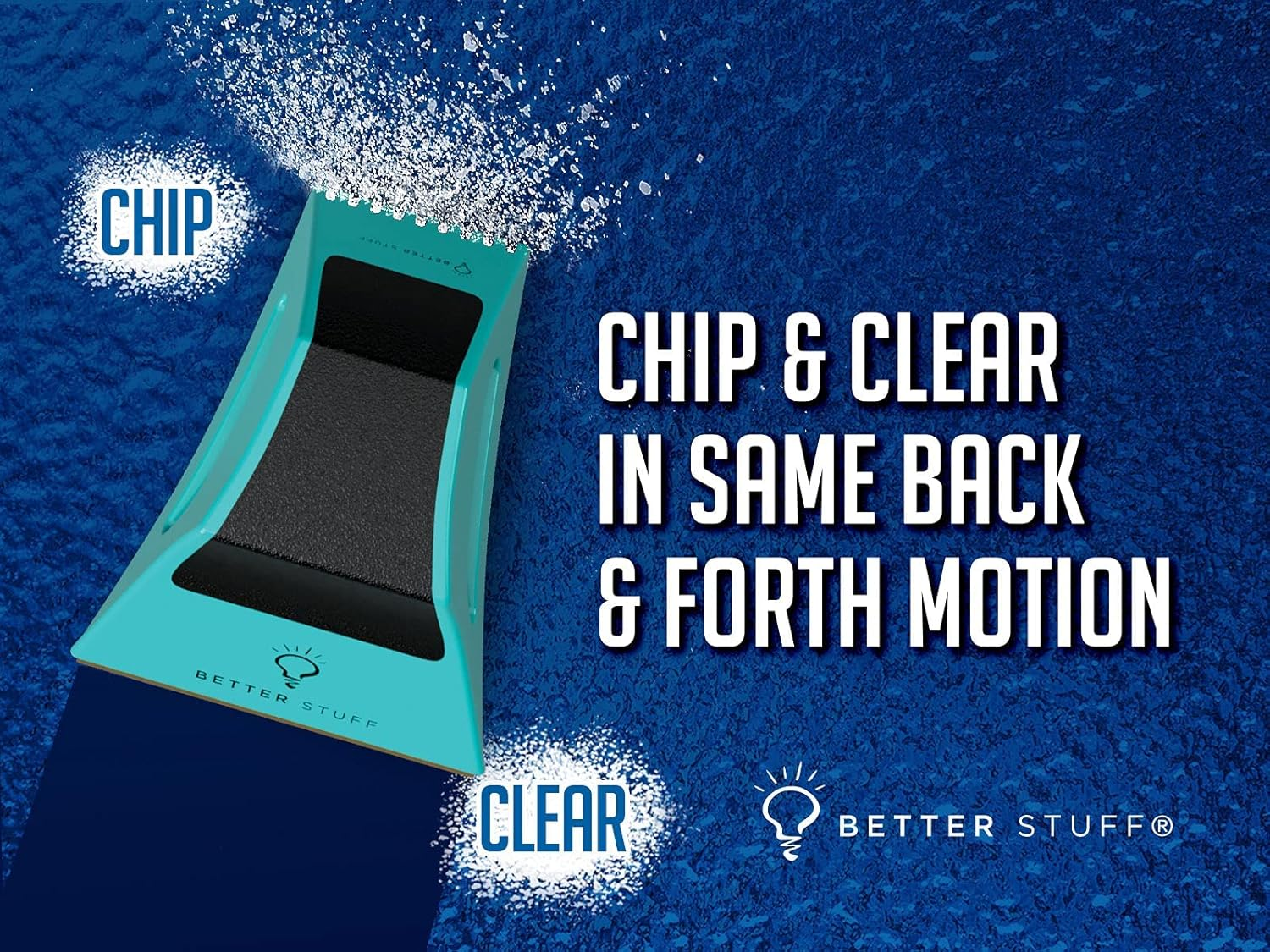 The Better ICE Scraper Pack of 2 Teal image number 4