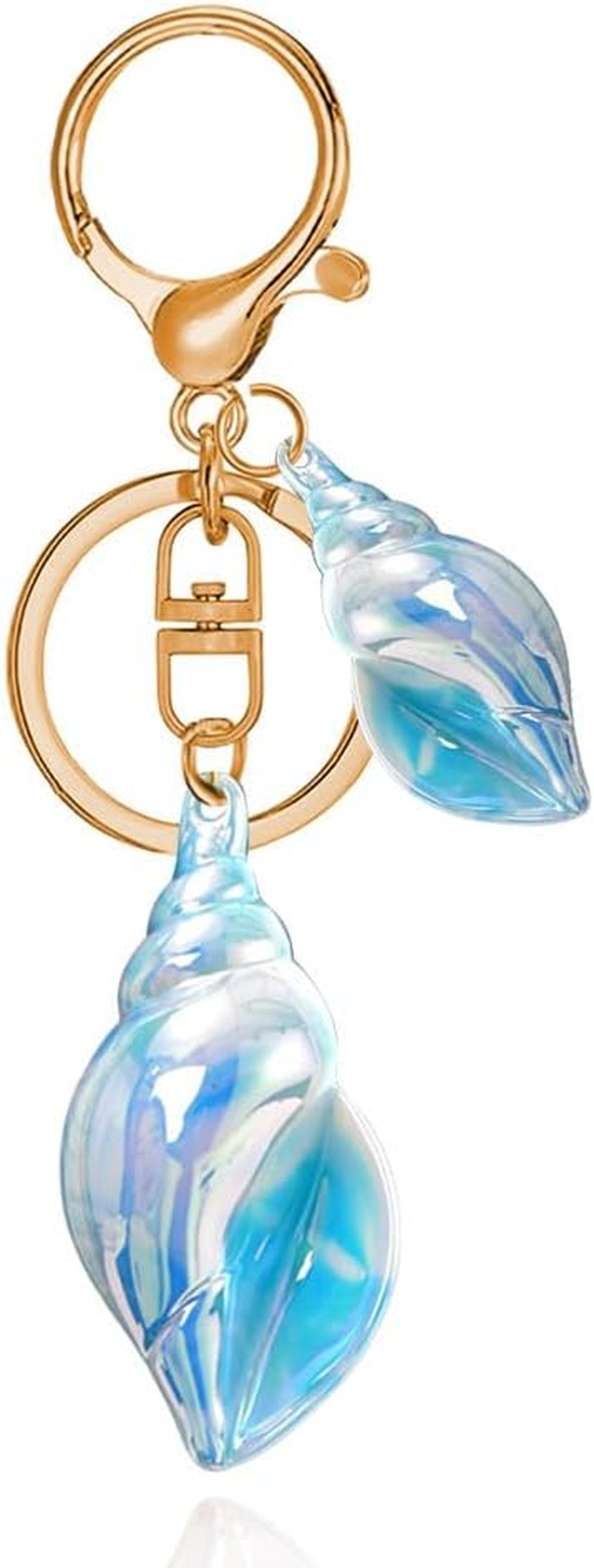 Beach Bag Accessories for Women Girls Seashell Charms for Handbag Backpack Beach Keychains for Purse Tote Bag Conch Shell