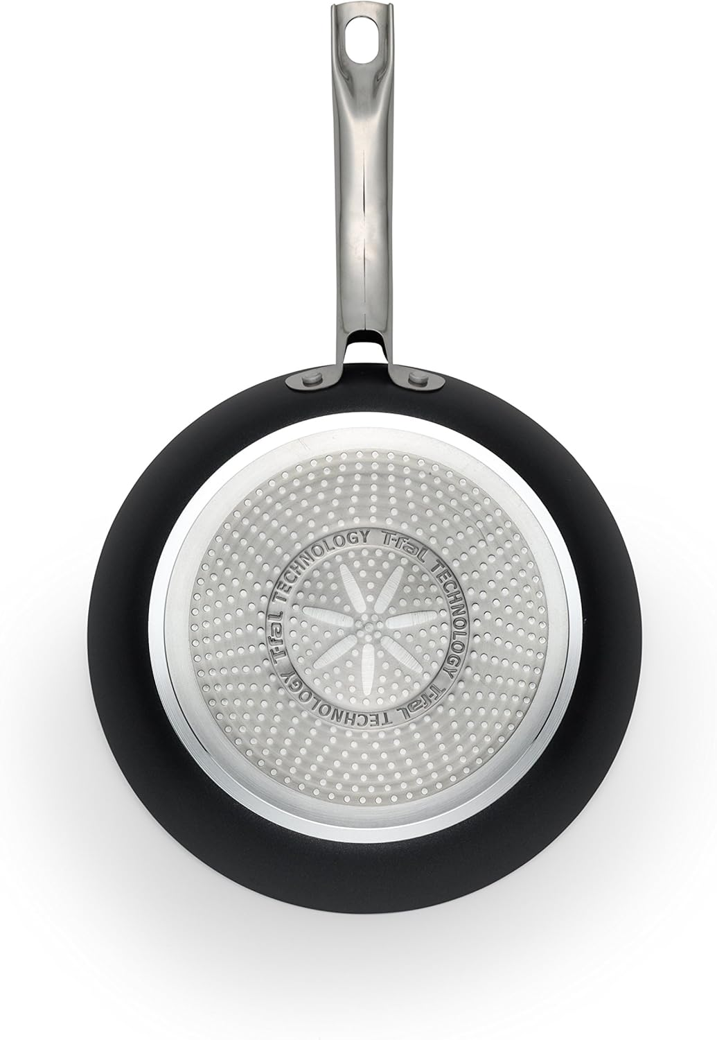 T-FAL C51707 Prograde Titanium Nonstick Thermo-Spot Dishwasher Safe PFOA Free with Induction Base Fry Pan Cookware, 11.5-Inch, Black image number 4