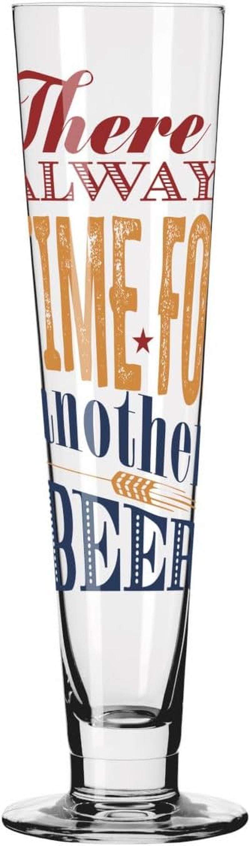 RITZENHOFF 6271002 Beer Glass 330 Ml Set of 2 Heldenfest Series with Saying Multi-Coloured Made in Germany