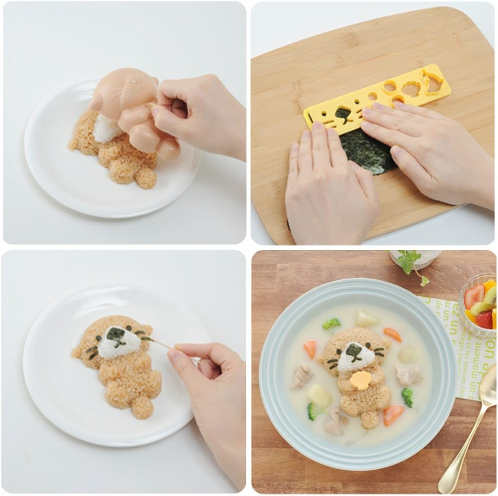 Ernest A-76780 Deco Curry (Rice Shape), Sea Curry Decoration, My Form, Sea Friends, a Brand Used by Major Restaurants