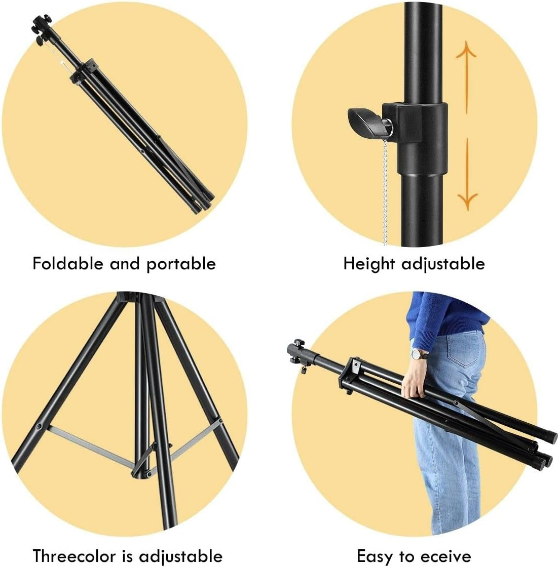 Maxkon Electric Infrared Heater Indoor Outdoor Patio Freestanding Wall Mount Ceiling Heater (Stand) image number 4