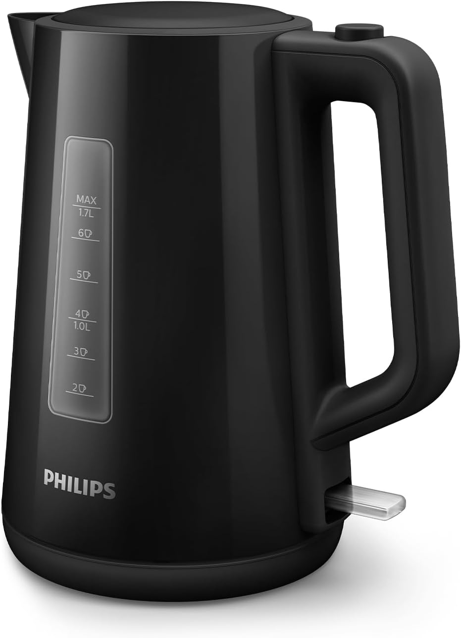 Philips Kettle - 1.7 L Capacity with Control Indicator, Pirouette Base, Black (HD9318/20) image number 3