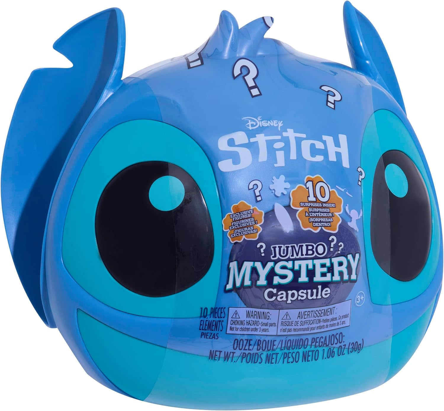 Disney Stitch Jumbo Mystery Capsule, 9 Inch Figure, Surprise Outfits, Alien, Kids Toys for Ages 3 up by Just Play image number 6