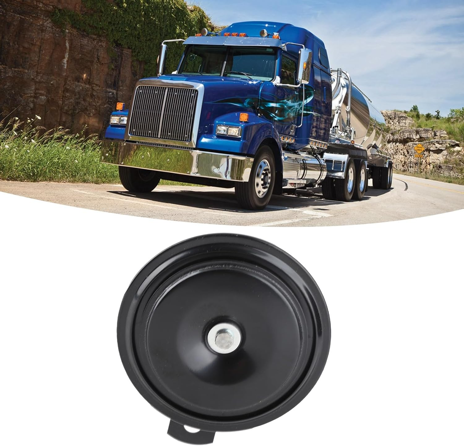 Forklift Electric Horn, Electric Forklift Horn Replacement, 105Db High Volume Warning Alarm for Truck Car Excavator Heavy Duty Vehicle (24V 3A) image number 5