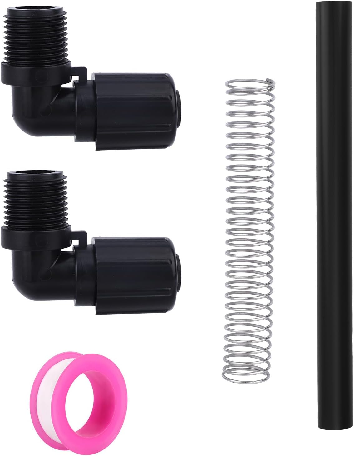 5Pcs Pool Chlorinator Parts Compatible with Pentair Rainbow, Includes R172272 1/2" NPT 90-Degree Tube Fitting, R172091 5/8" OD Feeder Tube & R171097 Support Spring for Pentair 320/322 image number 6