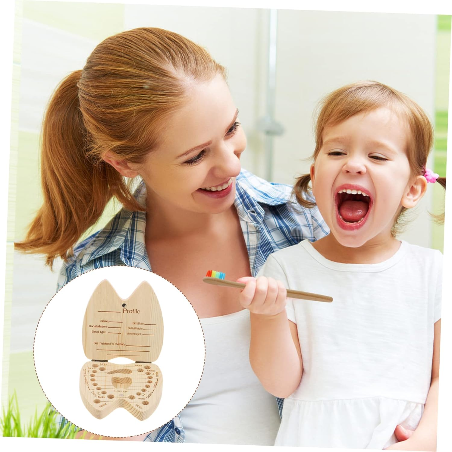 SUPVOX Tooth Fairy Keepsake Box for Teeth with Labels for Boys Durable Design image number 5