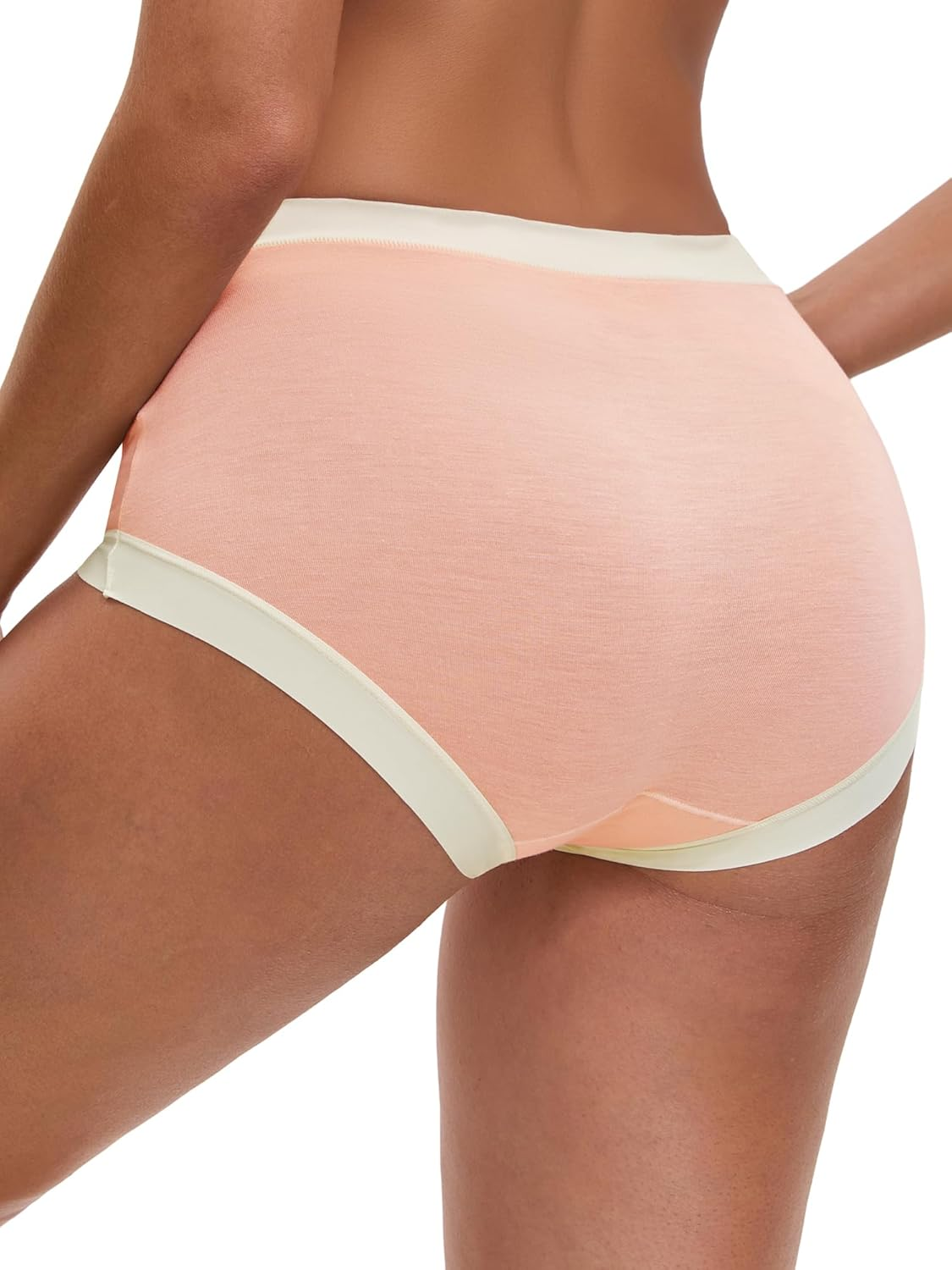 Allegra K Women'S Maternity Full Coverage Briefs plus Size High Waisted Elasticity Invisible Panties image number 5