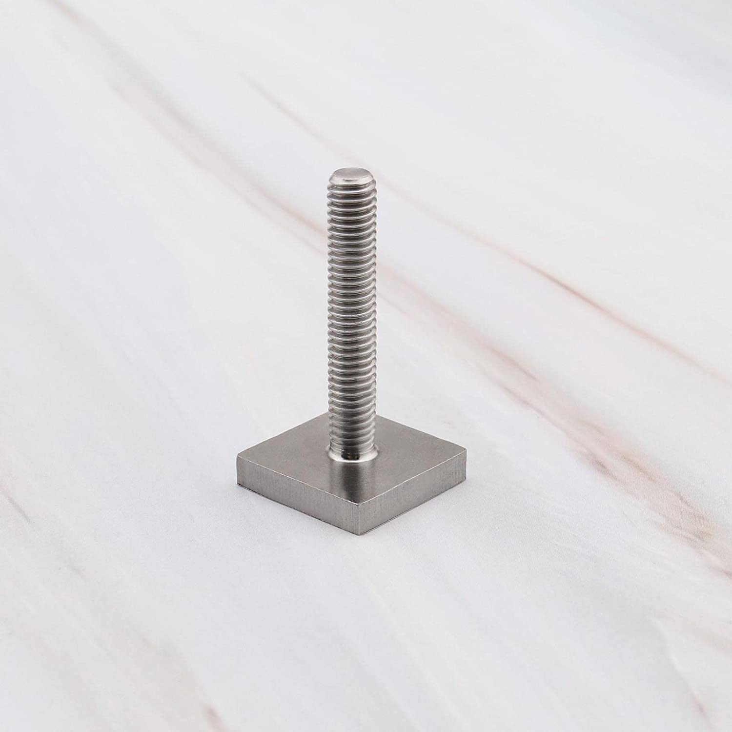 Emagtech 6PCS T-Track Adapter M6 X 35 Mm T-Slot Bolts Stainless Steel 20X20Mm Square Head Bolts Car Roof Bar Accessories for Car Roof Rack Roof Box Rail Carrier image number 6