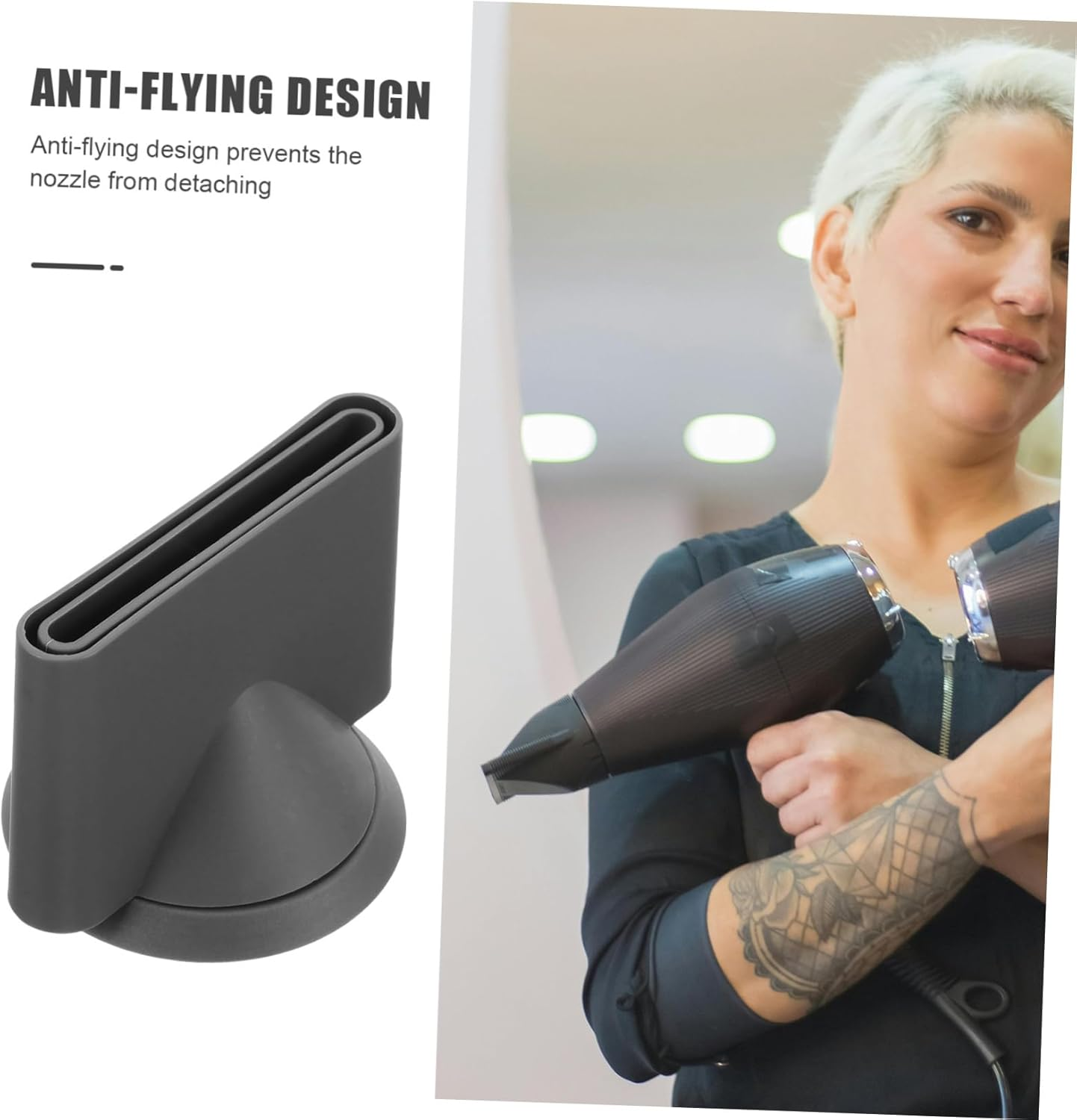 CALLARON Hair Dryer Concentrator Nozzle Attachment Precise Styling Accessory for Compatible with Professional and Home Use Durable Sleek Design Hair Dryer Part