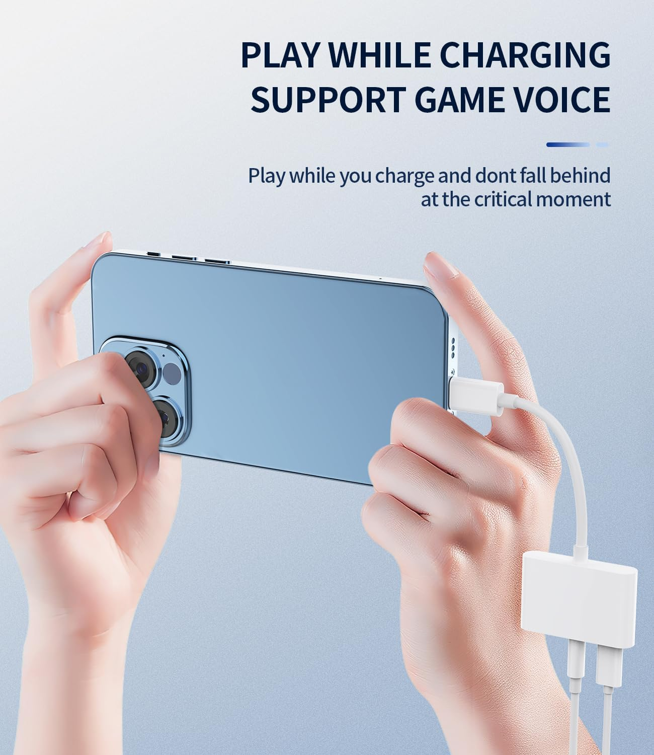 Lightning to 3.5Mm Headphone Adapter(3-In-1)For Iphone 14 13 Pro Max Double Lighting Port Earphone Charger Splitter AUX Audio Jack for Apple for Ipad Charging Cable Earbuds Wired Connector Car Adaptor image number 4