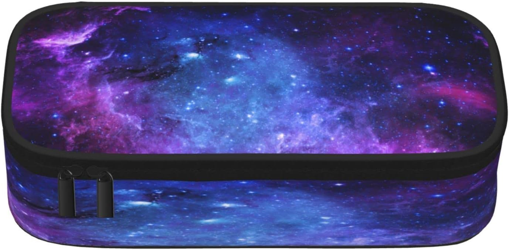 Large Capacity Pencil Case Organizer Universe Space Galaxy Nebula Zipper Pencil Pouch Bag for Girls Boys Teens Adults School Office Storage Bag Pencil Holder Students Stationery Bag Makeup Bag, image number 2