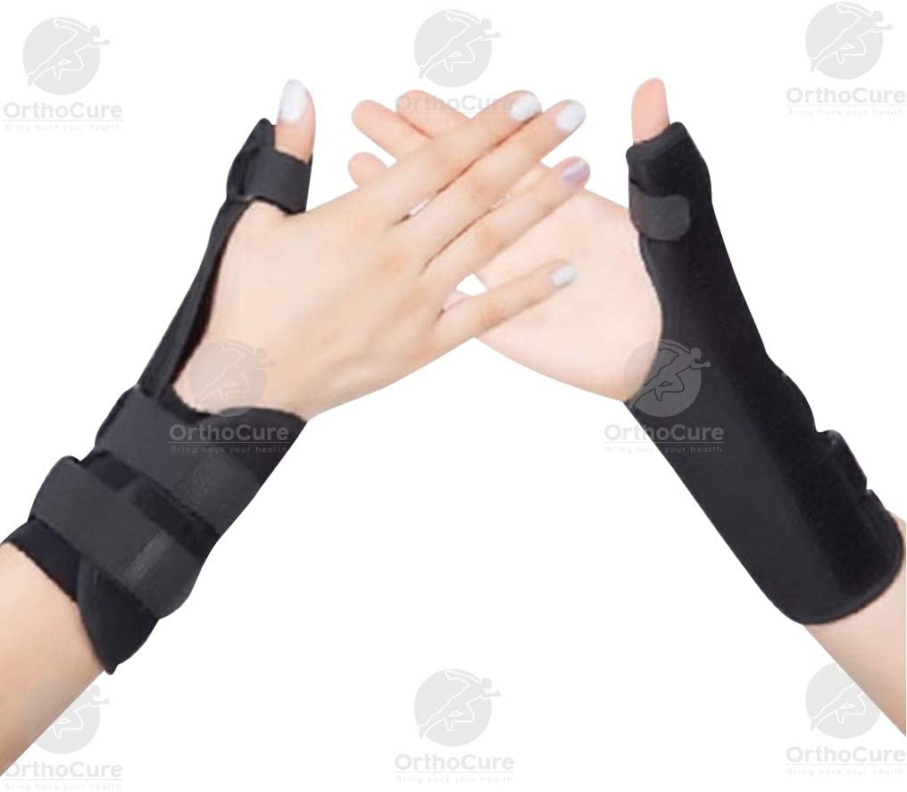 Thumb Spica Splint Wrist Brace Support Sports Strap Thumb Stabilizer Arthritis (Small) image number 6