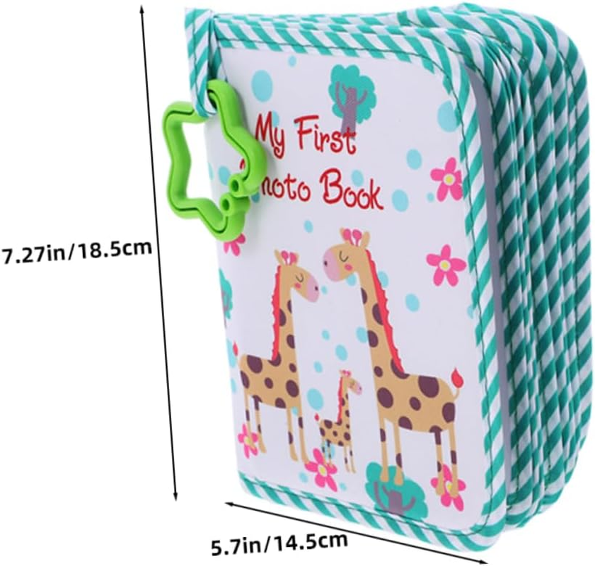 2Pcs Soft Cloth Photo Album My First Keepsake Book for Newborns Holds Pictures Durable Parent Friendly like Design for Cherishing Memories image number 3