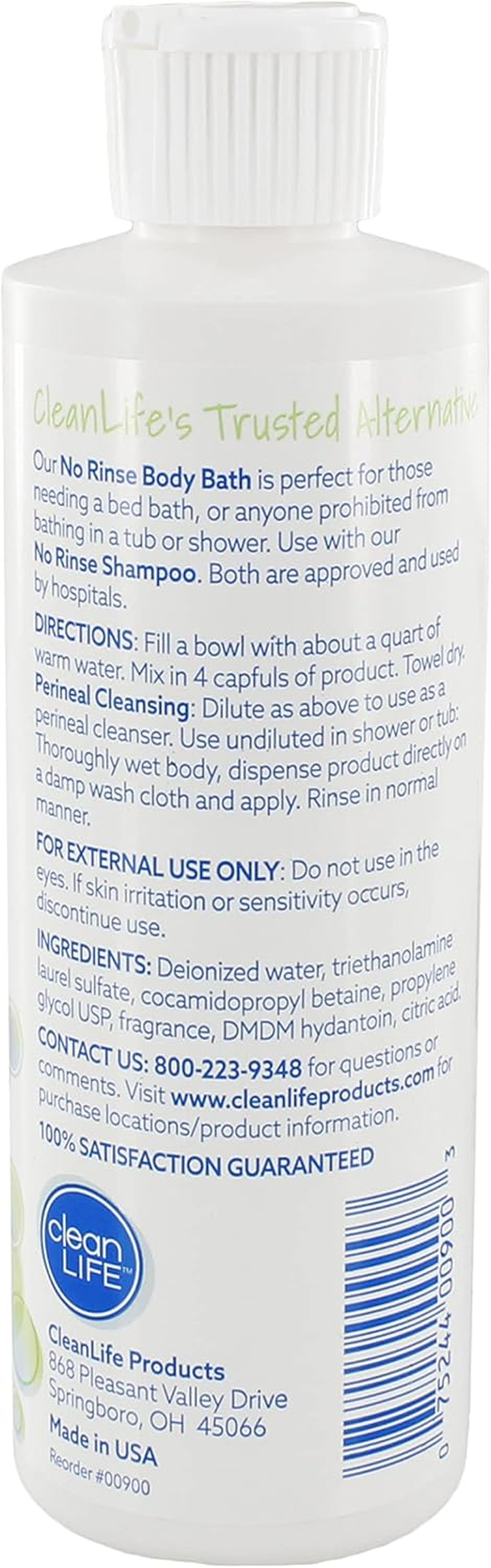 No-Rinse Body Bath -8 Oz. image number 2