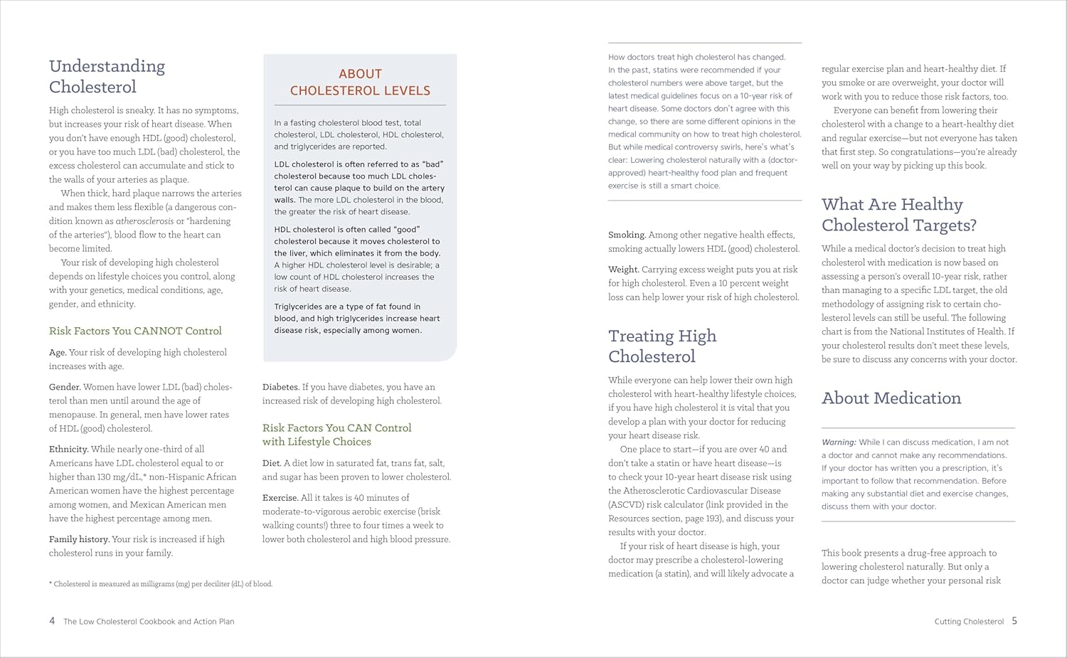 The Low Cholesterol Cookbook and Action Plan: 4 Weeks to Cut Cholesterol and Improve Heart Health