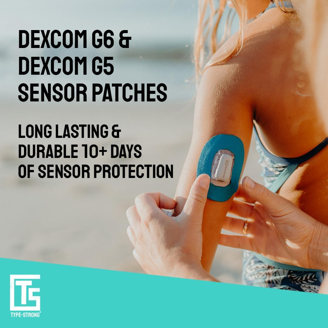 Dexcom G6 Adhesive Patches Waterproof. Hypoallergenic & Sweatproof Dexcom G6 Overpatch. Lasts up to 10 Days. Compatible with Dexcom G5 & G6. Pack of 20 image number 1