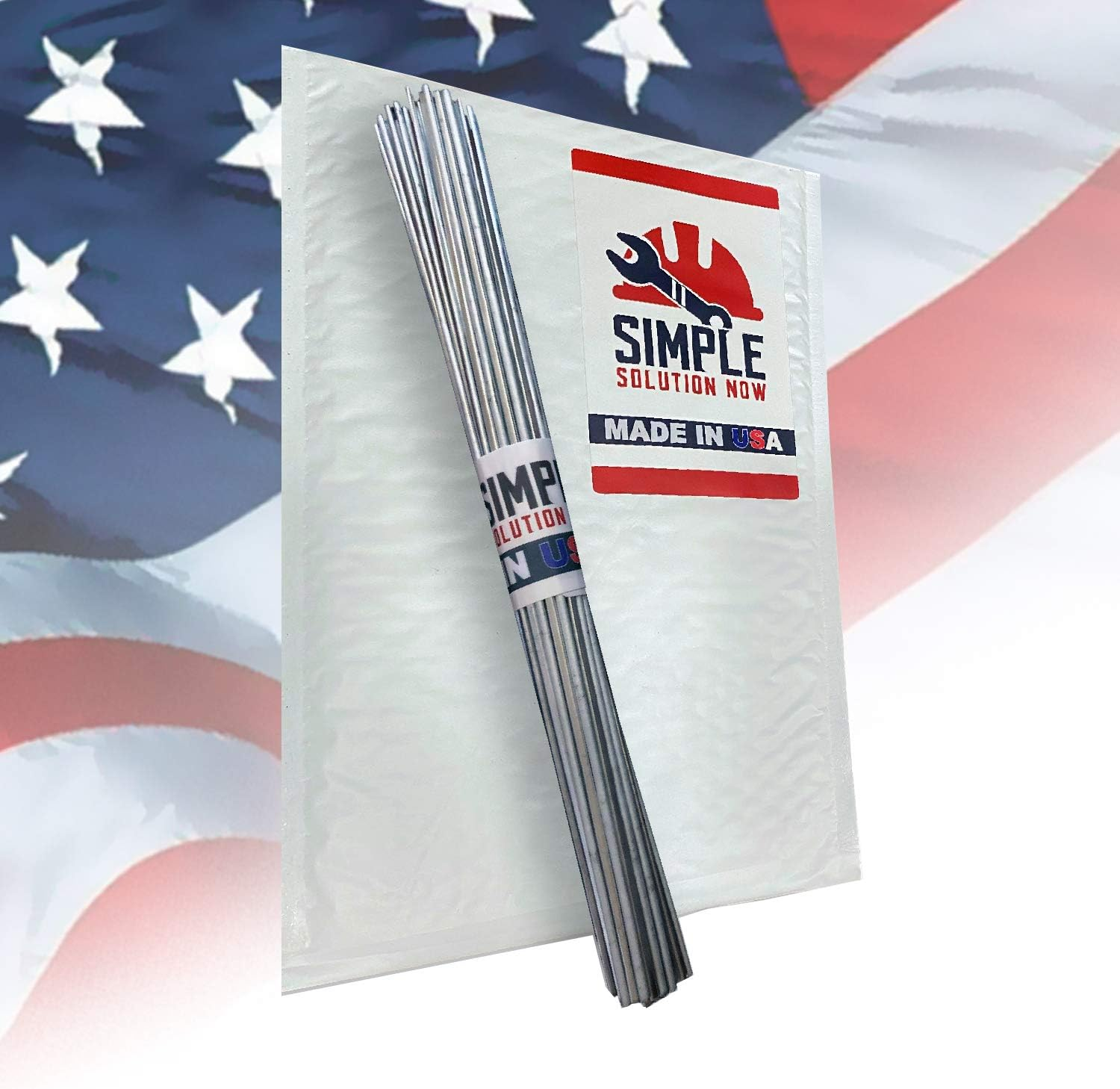 Simple Welding Rods USA - Made from Simple Solution Now - Aluminum Brazing/Welding Rods - Make Your Repair Stronger than the Parent Metal Every Time - 20 Rods image number 4