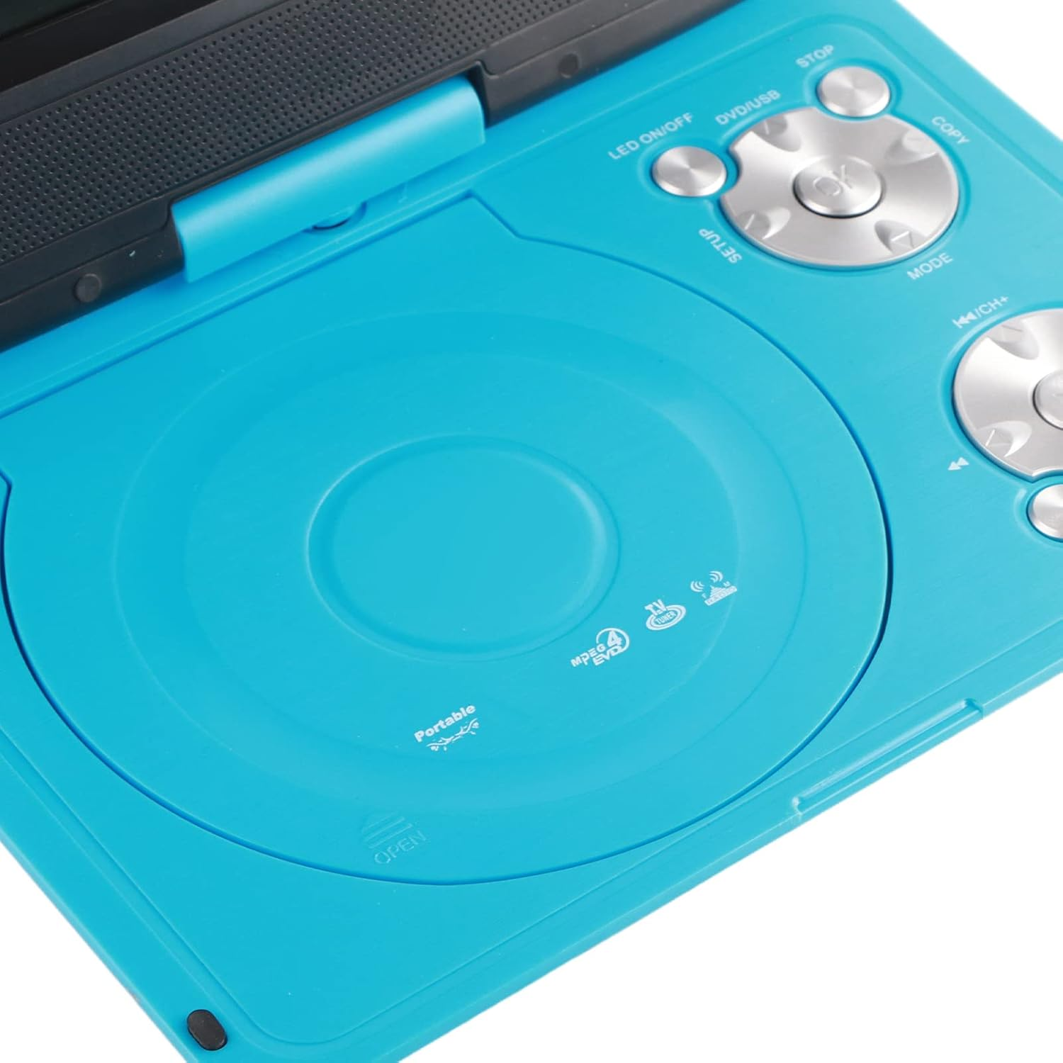 6.8 Inch Portable DVD Player for Car and Kids, Multifunctional Mobile DVD Player, Support TV Player, FM Radio Receiver, Card Reader, Game Play, 1500Mah Battery, with Remote image number 2