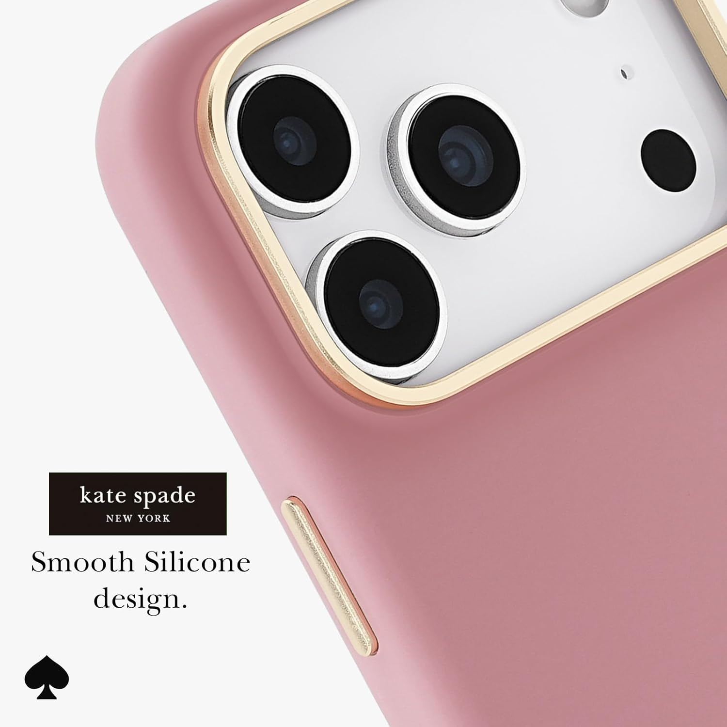 Kate Spade New York Iphone 17 Pro Case - Compatible with Magsafe - Designer Phone Case - Icon Dusk Rose - Cherry Dot Gems image number 4