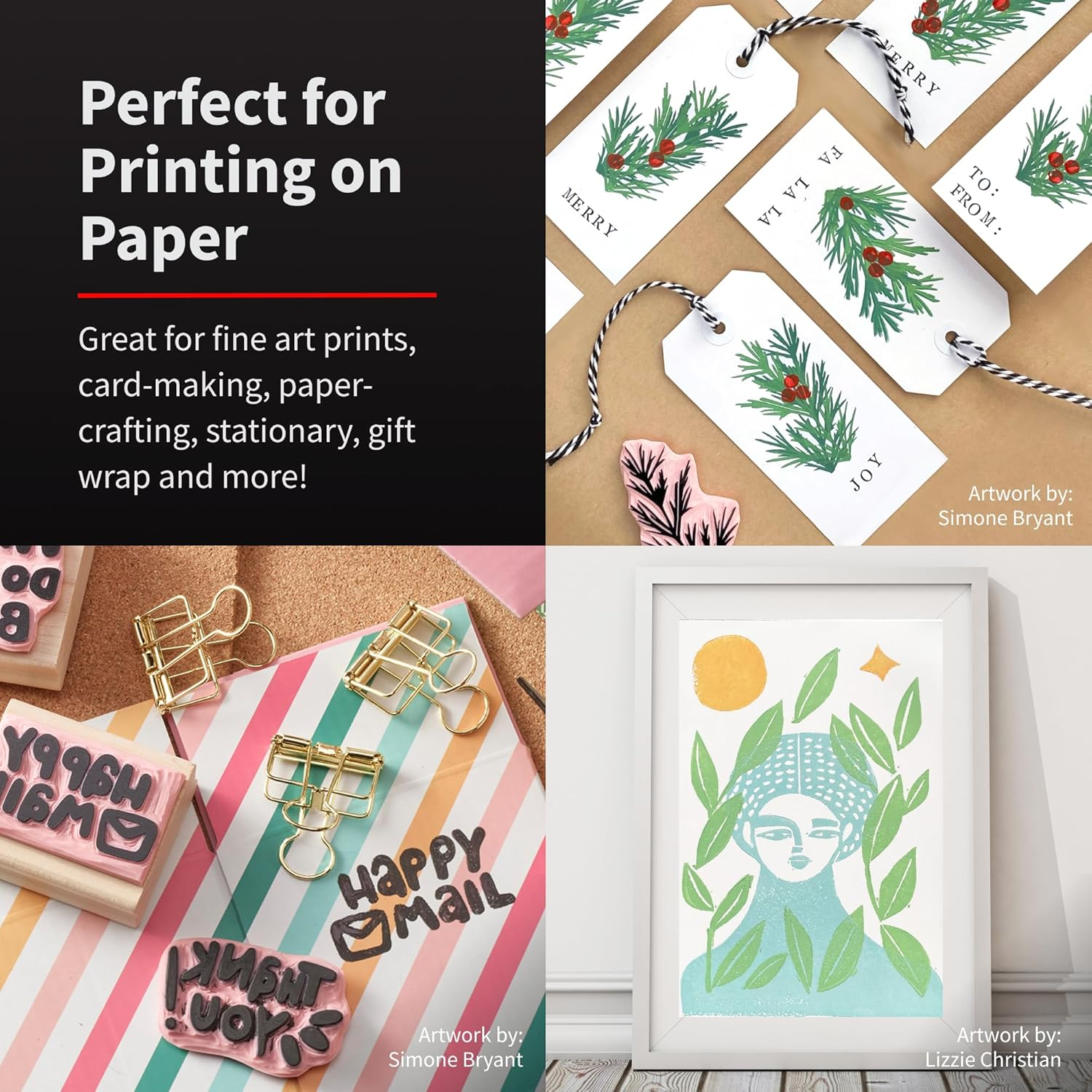 Speedball W/B Orange, 150Ml, Water-Soluble Block Printing Ink - Bold Colour with Satin Finish image number 1