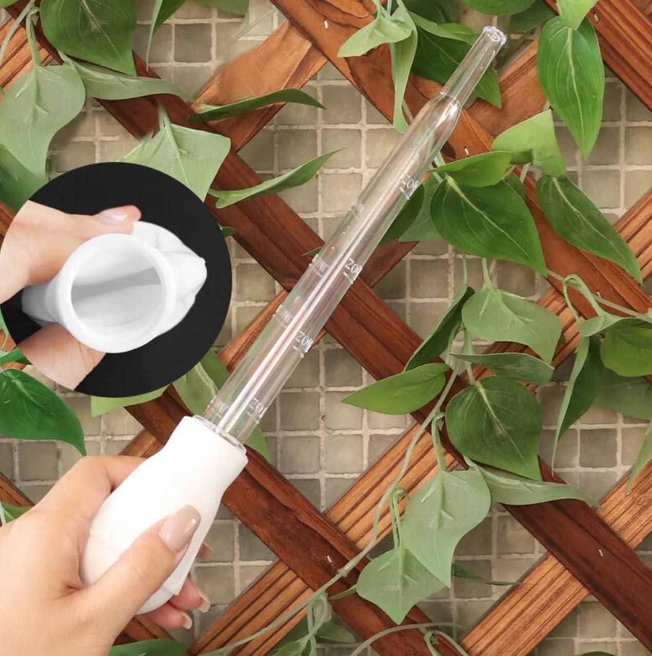 Flower Pot Tray Water Extractor, Multifunctional Plant Saucer Water Remover, Planter Tray Water Suck Tool for Succulent Tray, Fish Tank Aquarium Saucer Water Remover (30Ml) image number 3