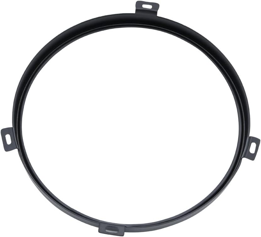 Kkone Black 7'' Headlight Retaining Ring Headlamp Bezel for Jeep Wrangler JK 2007-2018 image number 4