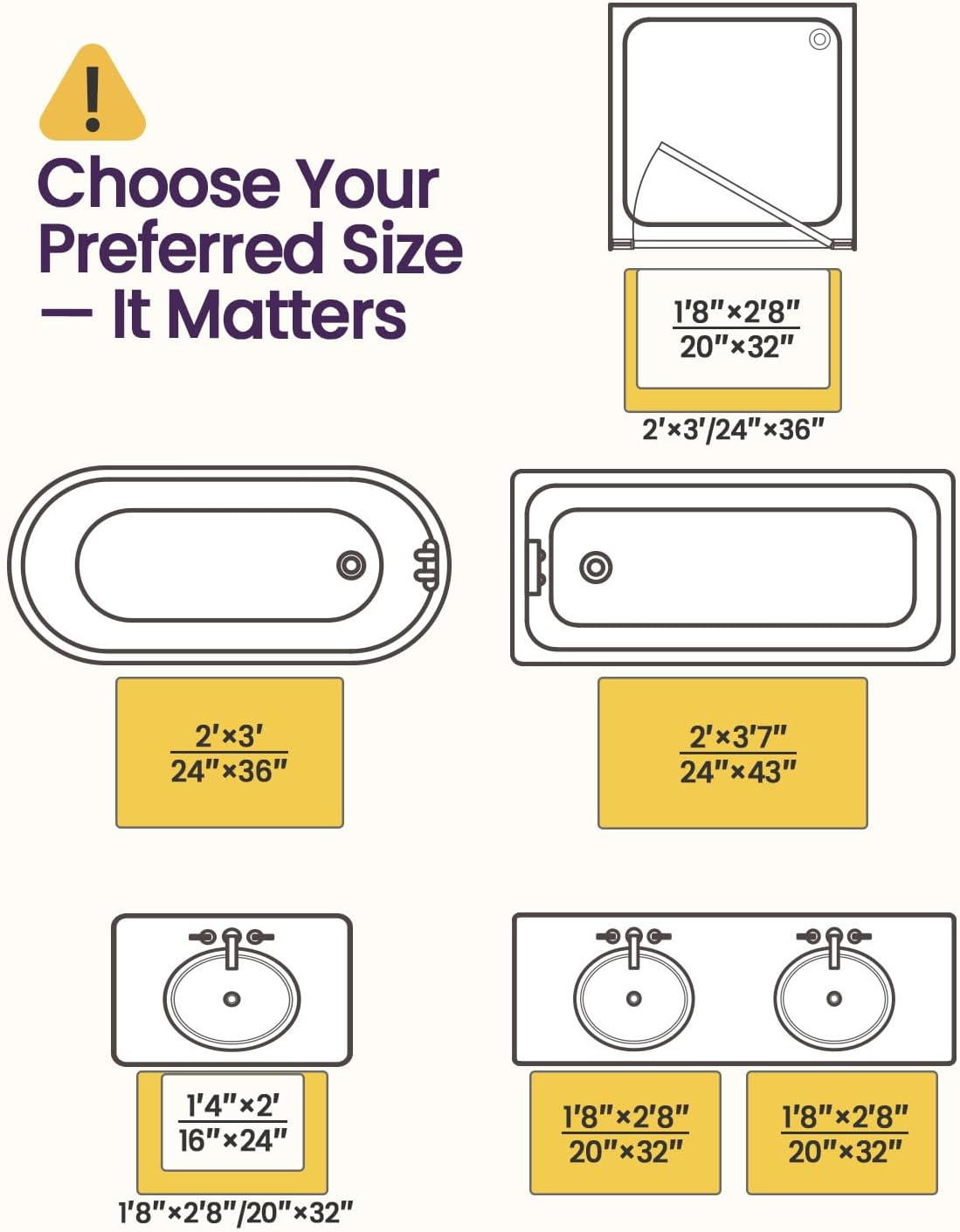 DEXI Bathroom Rug Mat, Extra Soft and Absorbent Bath Rugs, Washable Non-Slip Carpet Mat for Bathroom Floor, Tub, Shower Room, 32"X20", Charcoal