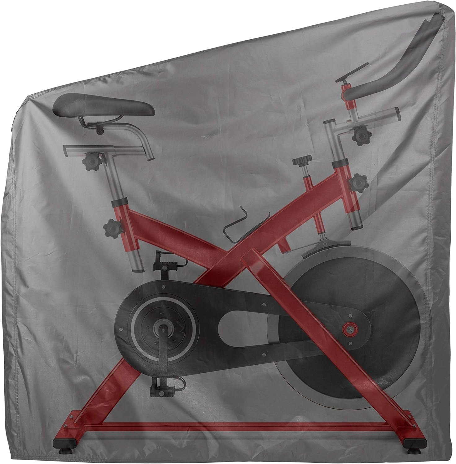 Katai - Exercise Bike Cover - Indoor & Outdoor Waterproof Stationary Bicycle Cover for Upright, Spin, Peloton Bikes - with Storage Bag