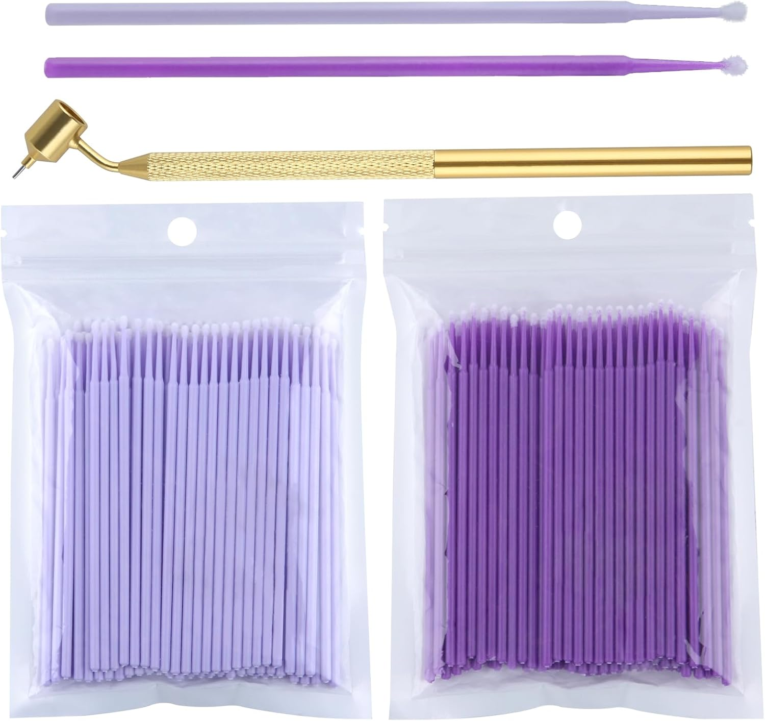 200 Pack Touch up Paint Brushes with Gold Detailing Fine Line Fluid Writer Paint Applicator Pen, Disposable Micro Applicators for Automotive Paint Chip Scratch Repair Clearance (1.5, 2.0Mm) image number 4