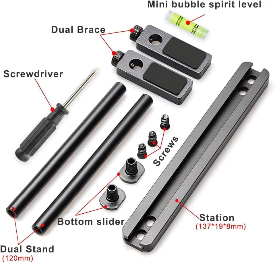 Graphics Card GPU Support Bracket: RGEEK Video Card Sag Holder Bracket, Adjustment Graphic Card Bracket(12Cm) image number 2
