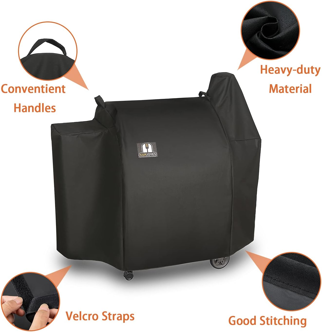 SUPJOYES Cover for Pit Boss Pellet Grill, Pitboss 820 Deluxe Pro Series Accessories, Grill Cover for Pit Boss Pro 850, Z Grill 700 Smoker Pellet image number 6