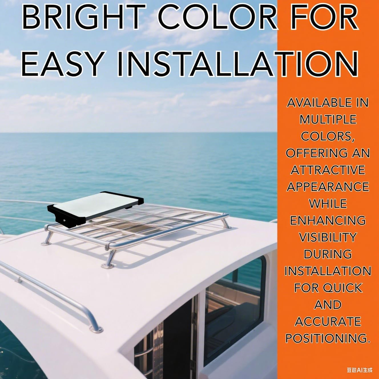 Roof Mount Bracket for Starlink Mini Off-Road Vehicles - Durable, Easy Installation, Uv-Resistant (Brack Bracket) image number 4