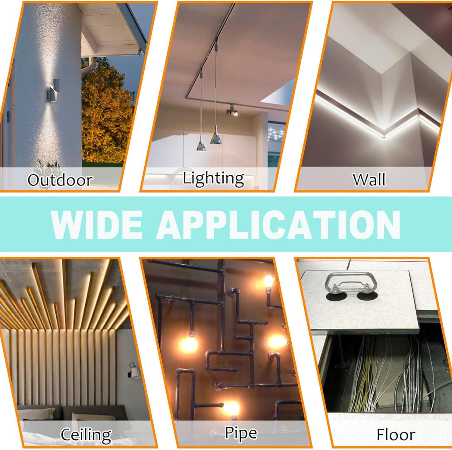 BEANPRECOY 12 Pcs 4Mm Fiberglass Running Electrical Wire Cable Pulling Fish Tape Kit, Wire Fishing Tools Fish Tape Wire Puller through Wall Cable Snake Fish Rods Kit, with Brass Connectors image number 4