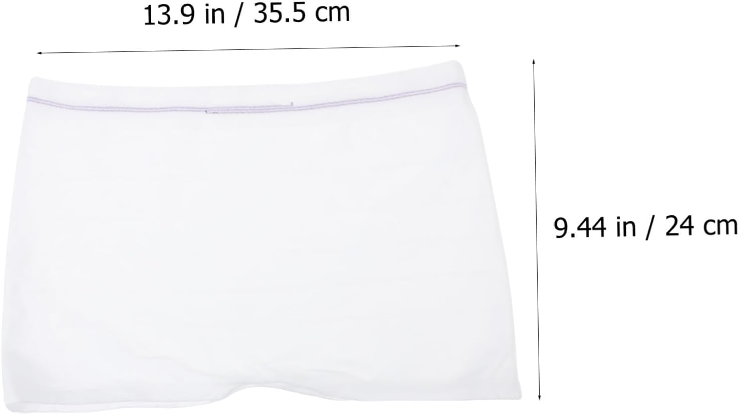 Gatuida 2Pcs Disposable Women Underpants Soft Breathable Elastic Postpartum Care Maternity Underwear for Menstrual Period Spa Sauna Use Comfortable Fit XXL White image number 4