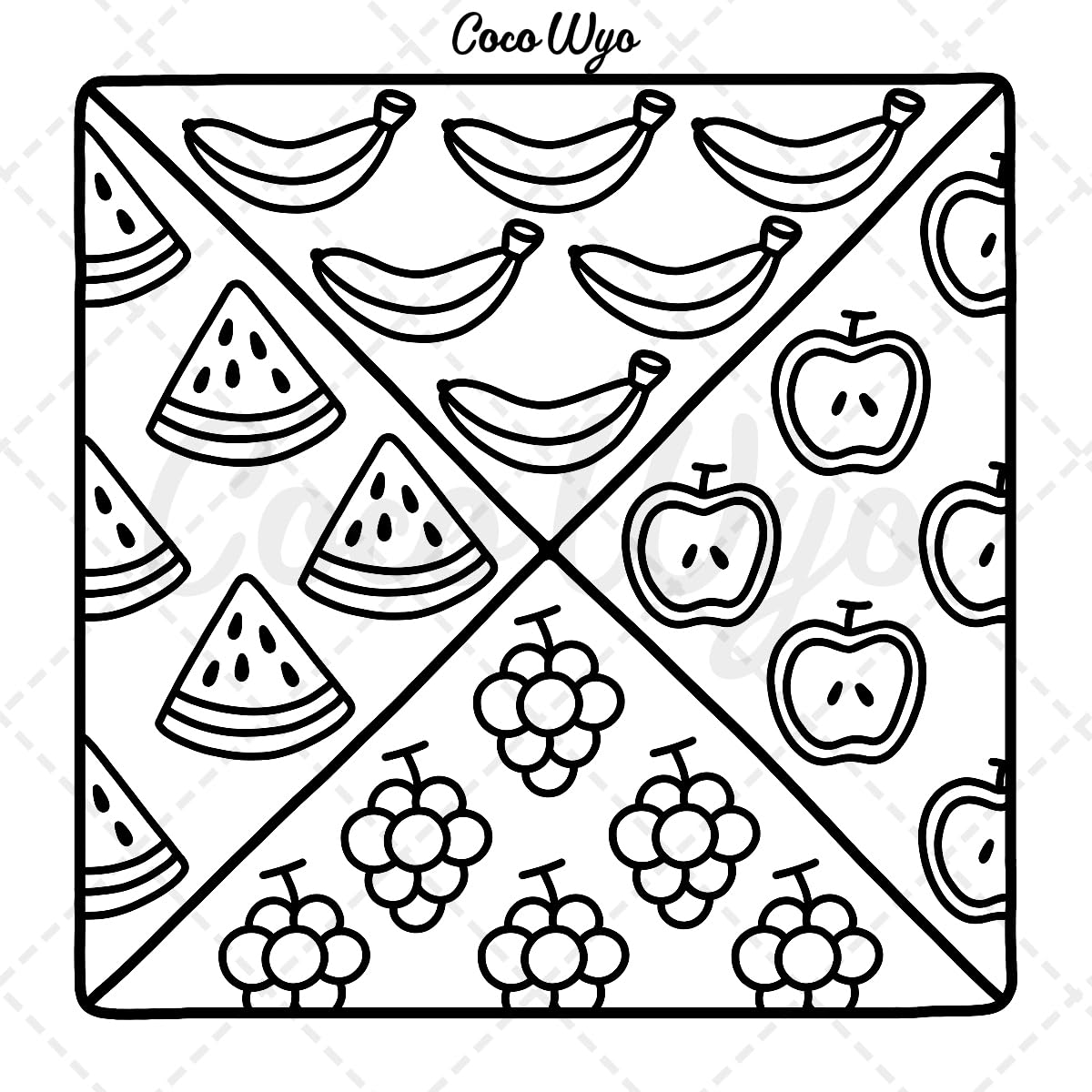 Comfy Patterns: Coloring Book for Adults and Kids, Bold and Easy, Simple and Big Designs for Relaxation Featuring Lovely Cozy Pattern and Mandala image number 6