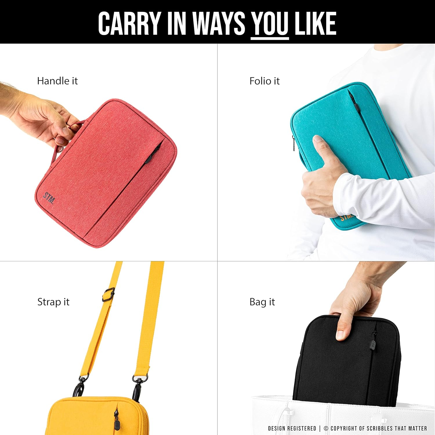 Pencil Cases Pouch | Pencil Holders Box, Pen Holder for Bullet Journals Supplies, Kawaii Stuff, School Stationery, Korean Marker & Cute Japanese Aesthetic Organizer | for A5,B5 Journal Notebooks | STM image number 3