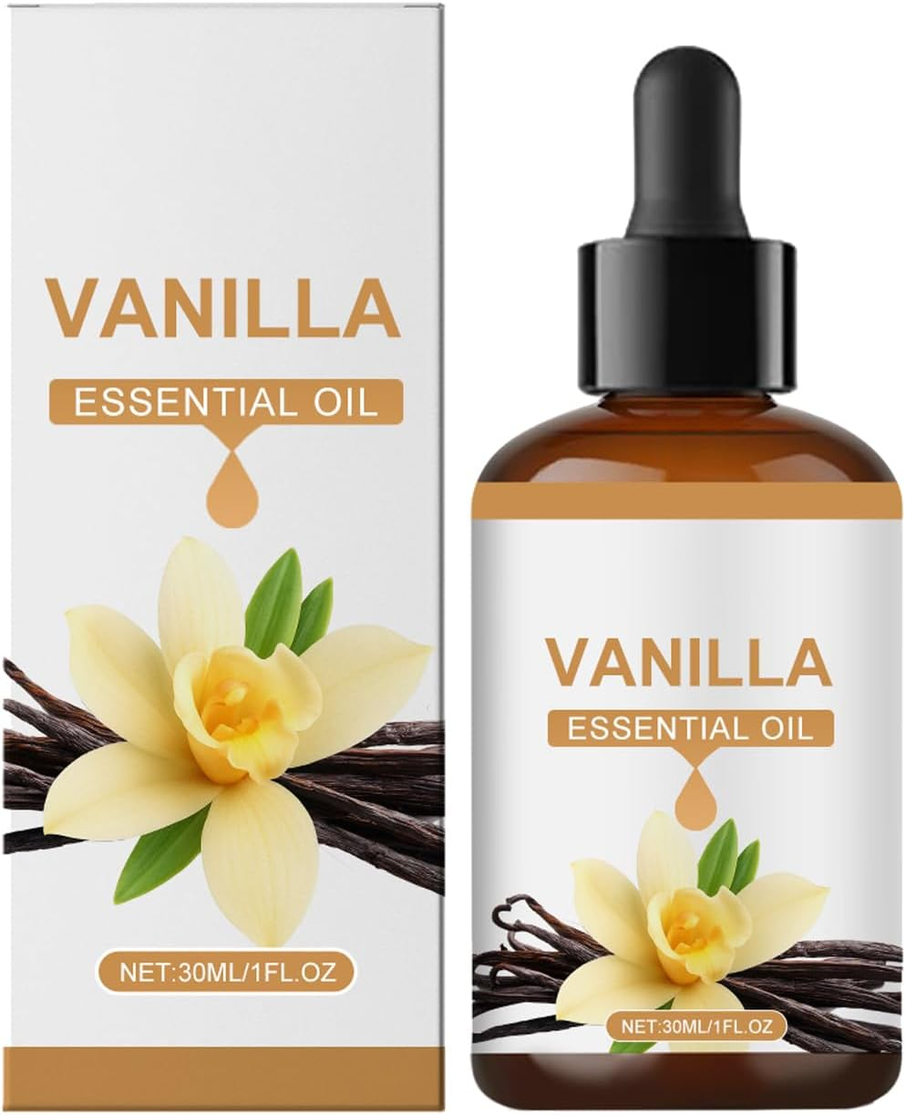 Vanilla Essential Oil &ndash; 30Ml Fragrance Moisturizing Oil for Skin & Hair, Long-Lasting Perfume with Warm, Sweet Aroma, Moisturizing & Nourishing, Aromatherapy Oil for Diffuser (1) image number 5