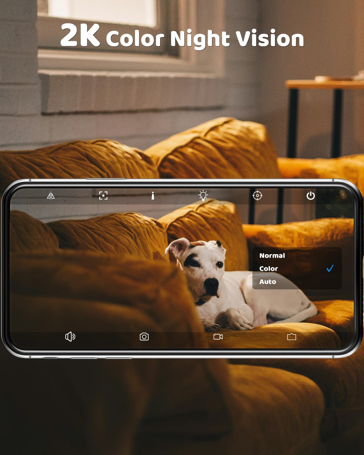 GENBOLT 2K Pet Camera, Wifi Security Camera Indoor,Home Surveillance IP Camera CCTV with Humanoid Detection, Auto Cruise Dog Cam with Audio Alarm image number 4