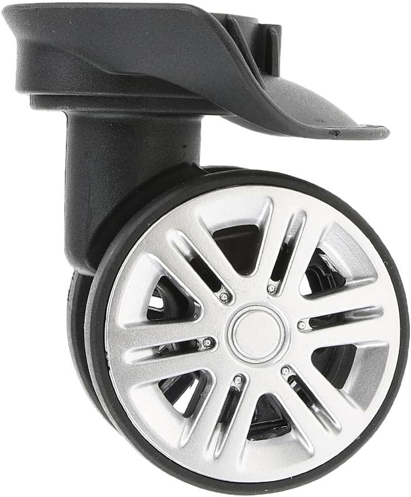 2 Pieces A19 Suitcase Luggage Double Wheels Replacement Wheels for Trolley Case image number 4